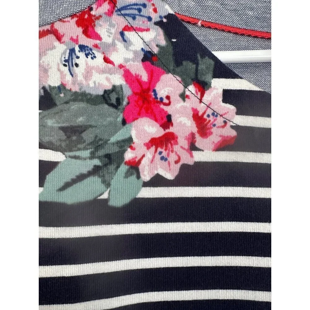 Joules‎ Imelda Shift floral and denim dress, size 6